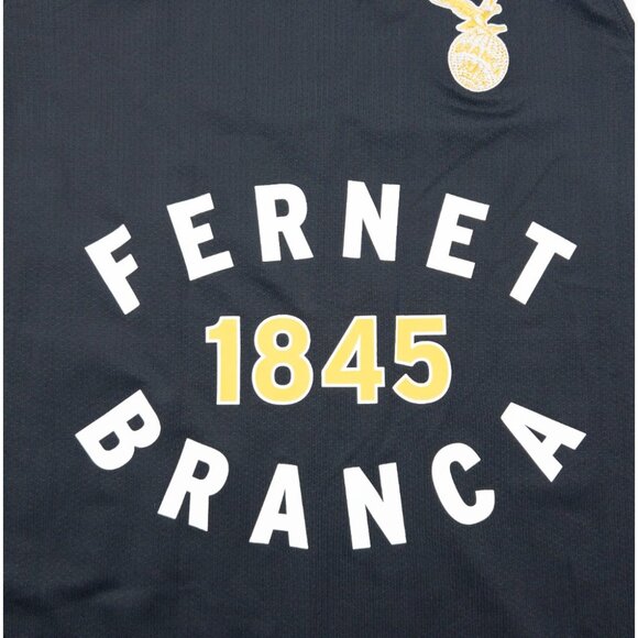 Pop-A-Shot x Fernet Branca Basketball Jersey Men's Black Gold 1845 Collectible - Picture 5 of 14